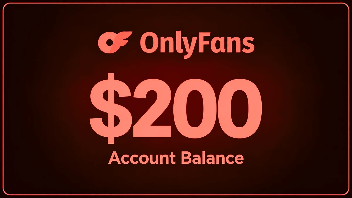 OnlyFans Balance $200